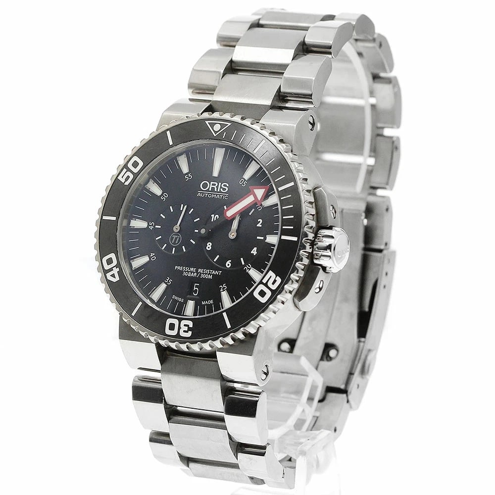 ORIS AQUIS REGULATEUR MEISTERTAUCHER AUTOMATIC WATCH (1 of 2)