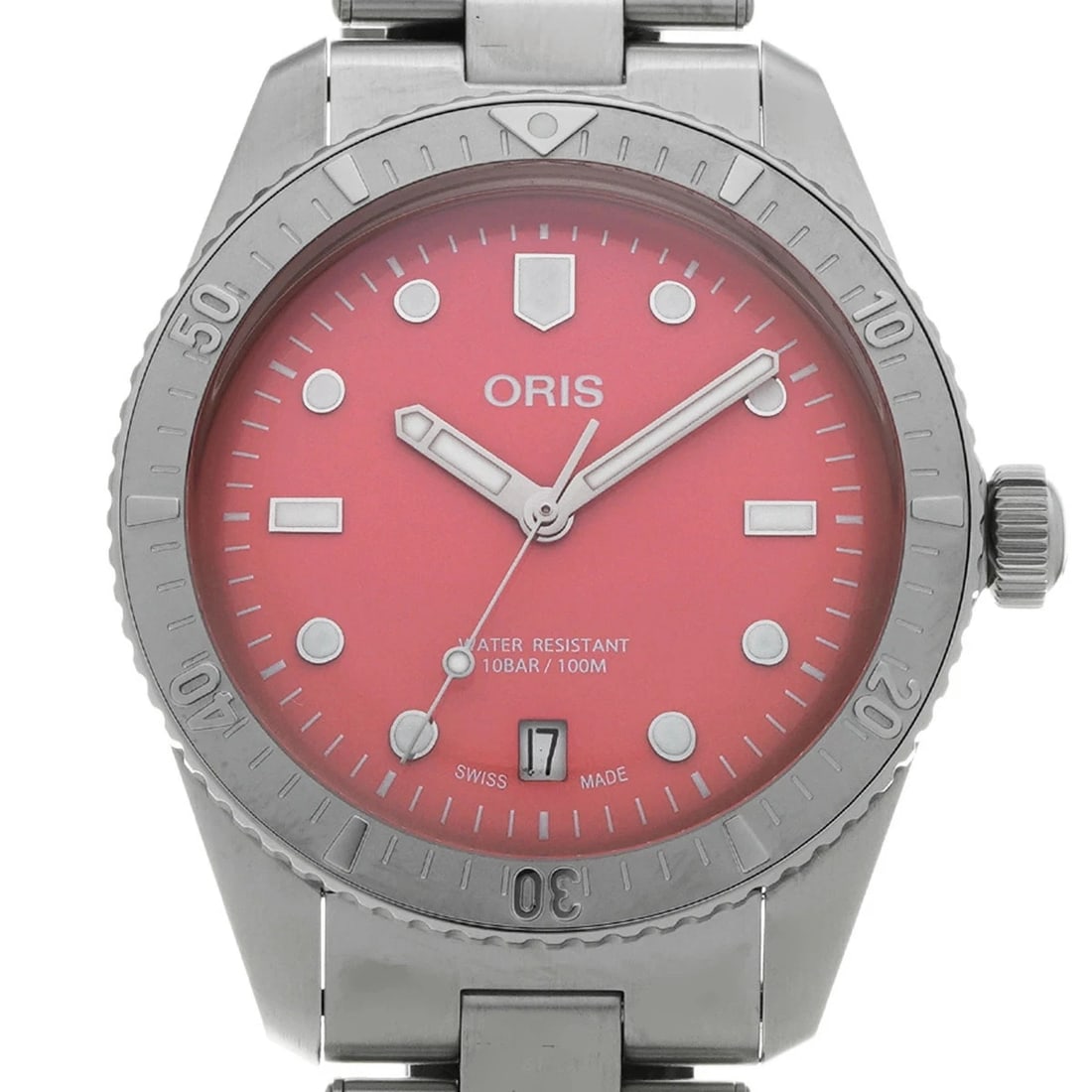 ORIS DIVERS SIXTY-FIVE COTTON CANDY AUTOMATIC PINK WATCH (1 of 4)