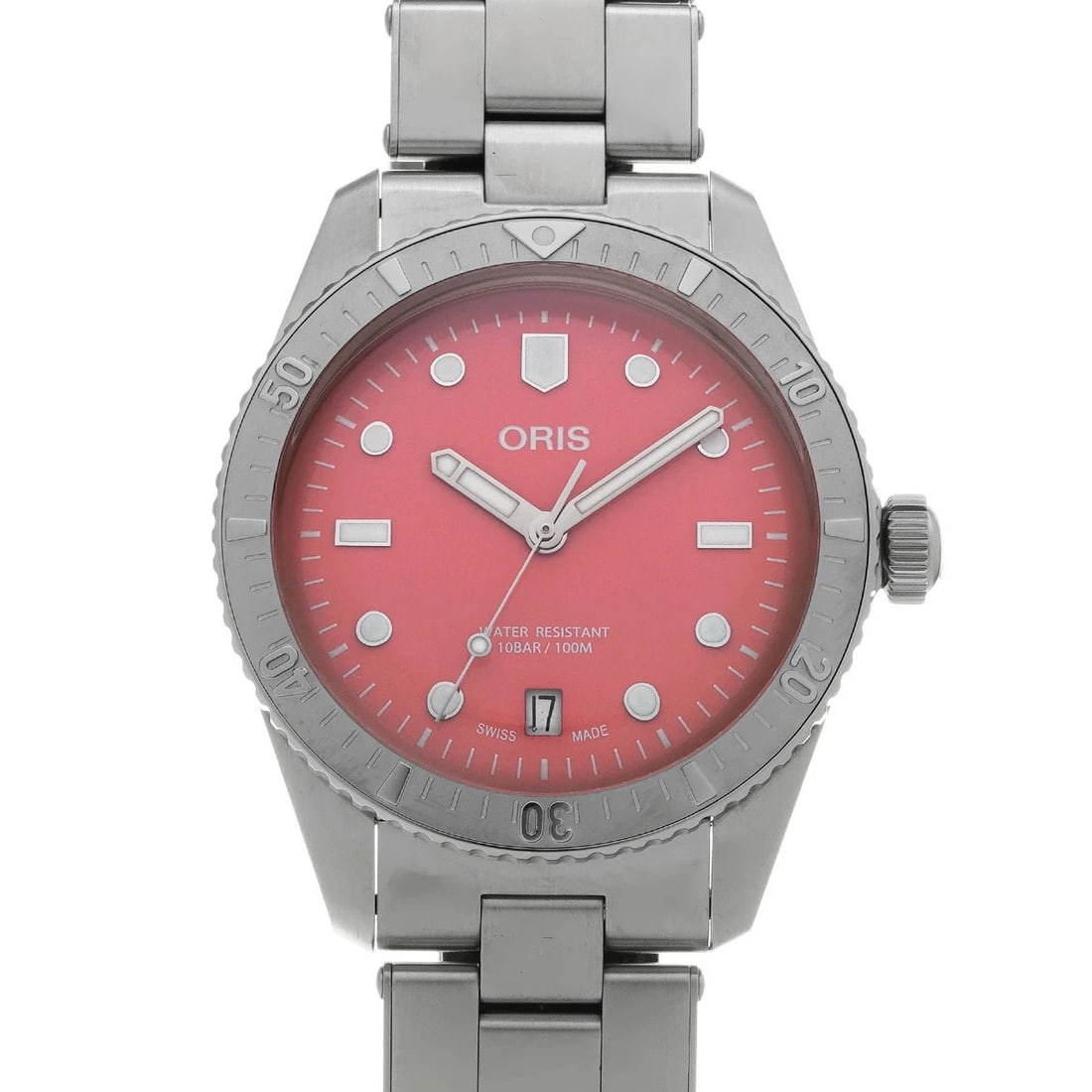 ORIS DIVERS SIXTY-FIVE COTTON CANDY AUTOMATIC PINK WATCH - 2