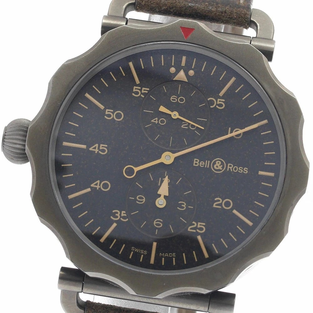 BELL ROSS WW2 REGULATOR HERITAGE SMALL S AUTOMATIC WATCH: Bell Ross Ww2 Regulator Heritage Small s Automatic Watch Brand: BELL&ROSS Type/Style: Wristwatch Material: Stainless Steel Color: Black dial Size: Case size: 49mm Wrist size: Approx. 20cm Accessor