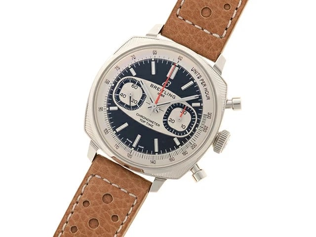 BREITLING TOP TIME AUTOMATIC SILVER BLACK WATCH - 2