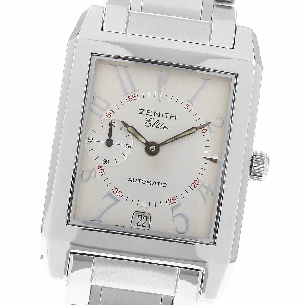 ZENITH ELITE PORT ROYAL SMALL S AUTOMATIC WATCH: Zenith Elite Port Royal Small s Automatic Watch Brand: ZENITH Type/Style: Wristwatch Material: Stainless Steel Color: Silver dial Size: Case size: 31mm Wrist size: Approx. 17 + 1.2cm Accessories: