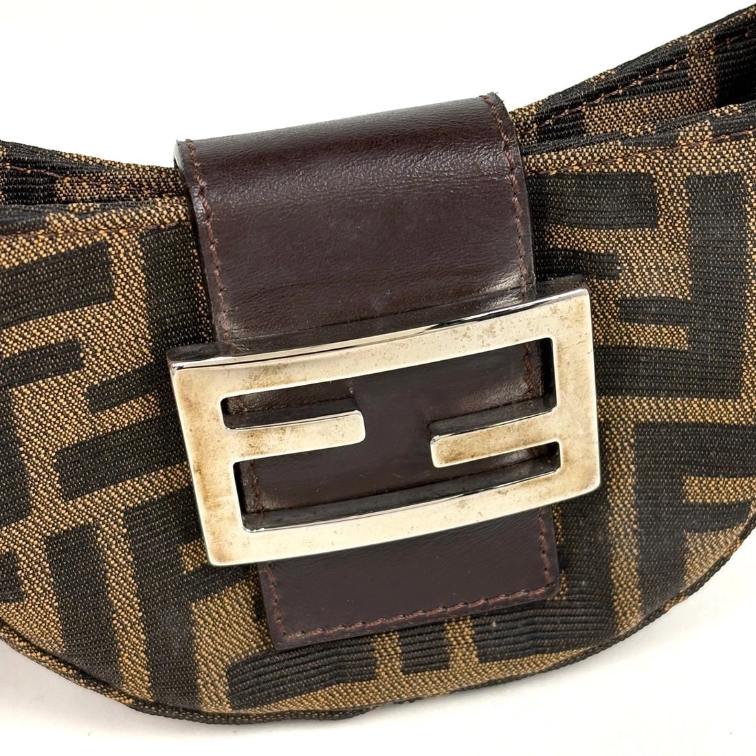 FENDI ZUCCA PATTERN MINI POUCH ACCESSORY POUCH - 4