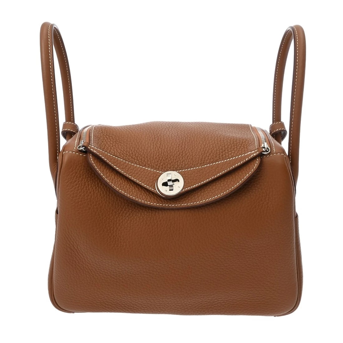 HERMES LINDY 26 2WAY TAURILLON CLECE GOLD SHOULDER BAG: HERMES Lindy 26 2WAY Taurillon Clece gold Shoulder Bag Brand: HERMES Type/Style: Shoulder Bag Material: Taurillon Clece Color: gold ? SilverMetal Size: H:about 7.1inch (Center) W:about 10.2inch (Botto