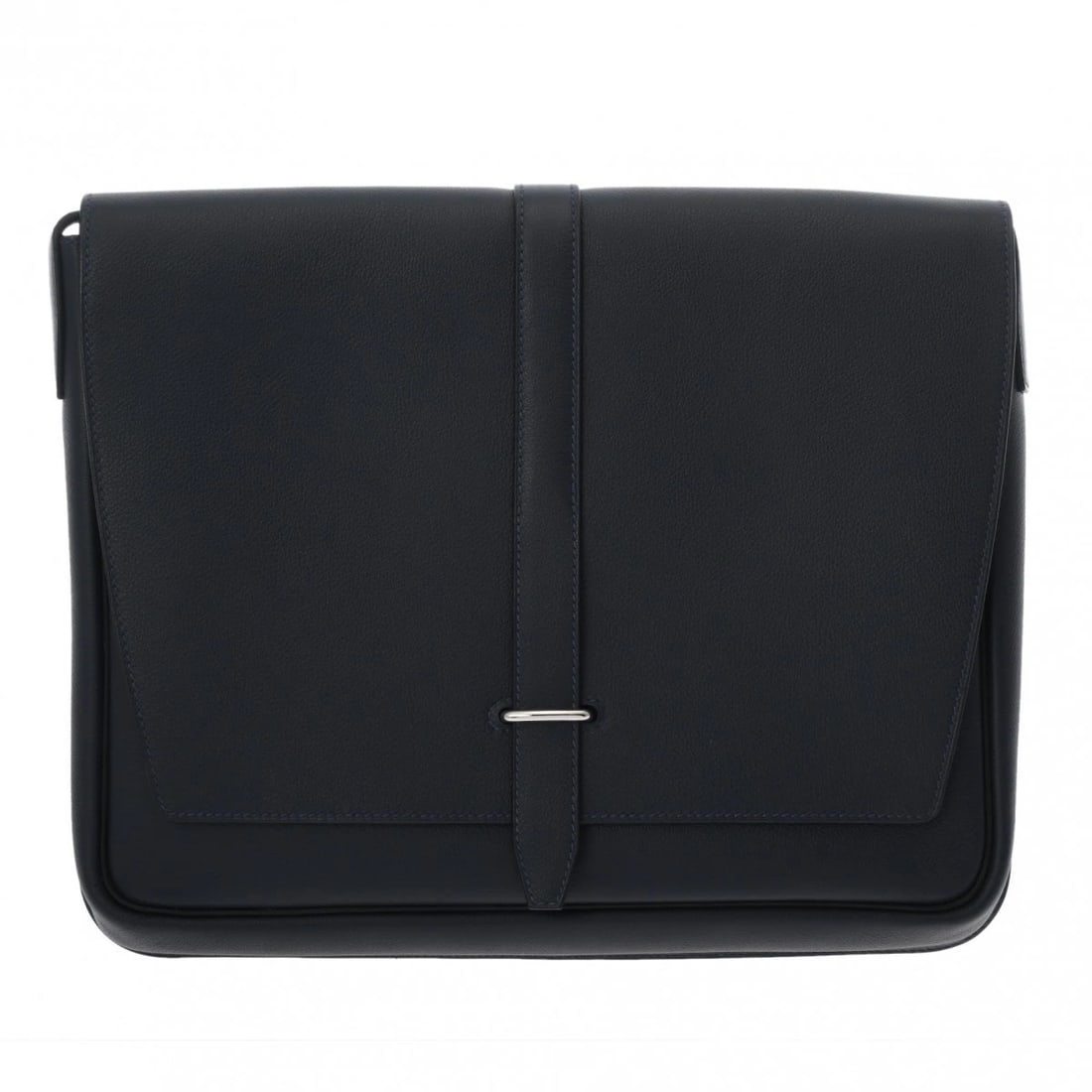 HERMES STEVE WRIGHT EVERCOLOR BLUE INDIGO SHOULDER BAG: HERMES Steve Wright Evercolor Blue indigo Shoulder Bag Brand: HERMES Type/Style: Shoulder Bag Material: Evercolor Color: Blue indigo ? SilverMetal Size: H:about 11.4inch W:about 13.4inch D:about 2.0in