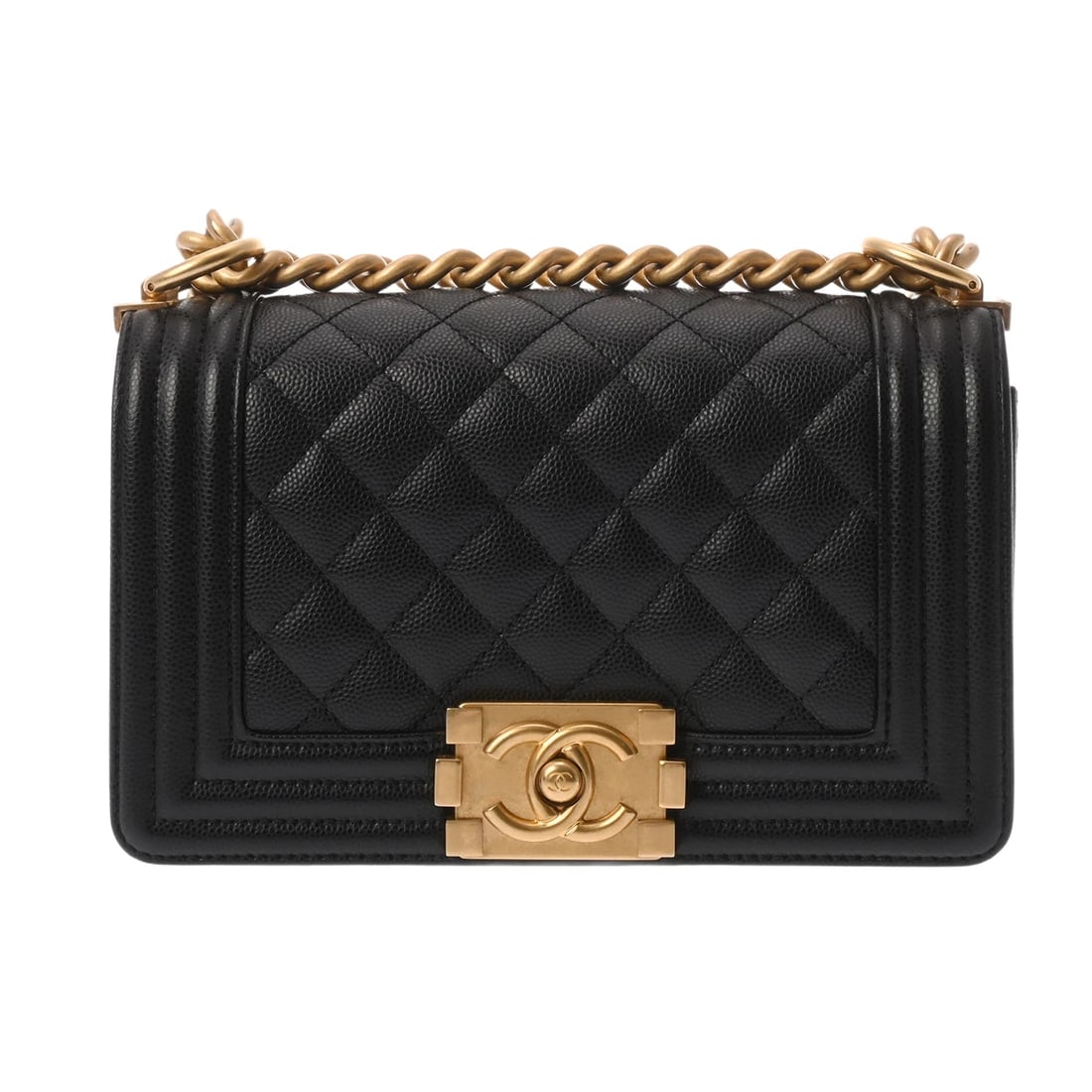 CHANEL SMALL HANDBAG CHANEL BLACK: CHANEL Small Handbag chanel black Brand: CHANEL Type/Style: Shoulder Bag Material: Grained calfskin Color: black ? Matte Gold Metal Size: H:about 4.7inch W:about 7.9inch D:about 3.1inch Accessorie