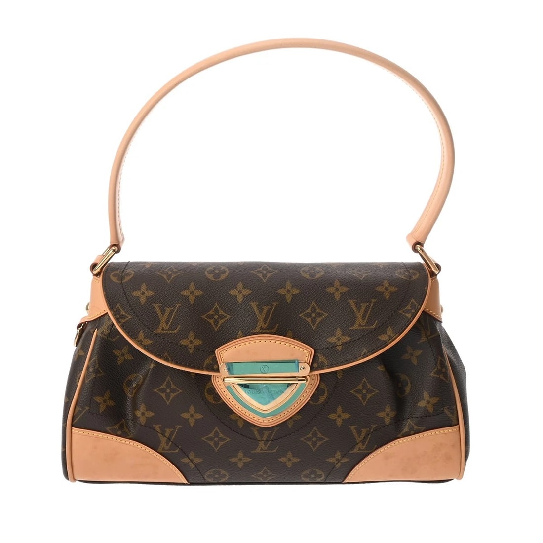 LOUIS VUITTON BEVERLY MM MONOGRAM CANVAS BROWN: LOUIS VUITTON Beverly MM Monogram canvas Brown Brand: LOUIS VUITTON Type/Style: Shoulder Bag Material: Monogram canvas Color: Brown Size: H:about 7.9inch W:about 13.0inch (Bottom) D:about 4.7inch
