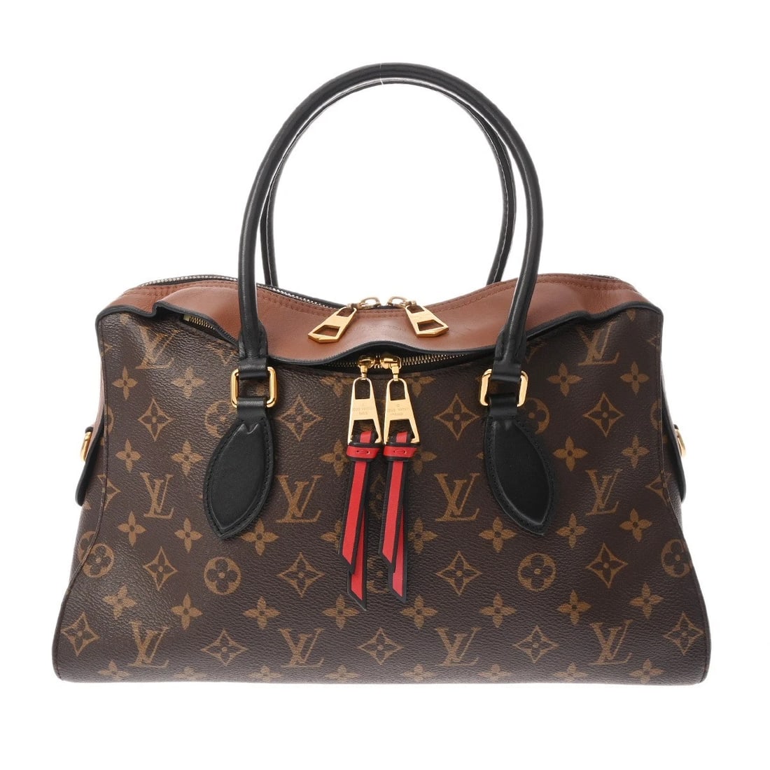 LOUIS VUITTON TUILERIES TOTE MONOGRAM CANVAS: LOUIS VUITTON Tuileries Tote Monogram canvas Brand: LOUIS VUITTON Type/Style: Tote Bag Material: Monogram canvas Color: caramel Size: H:about 8.3inch W:about 13.8inch (Bottom) D:about 5.5inch Acce