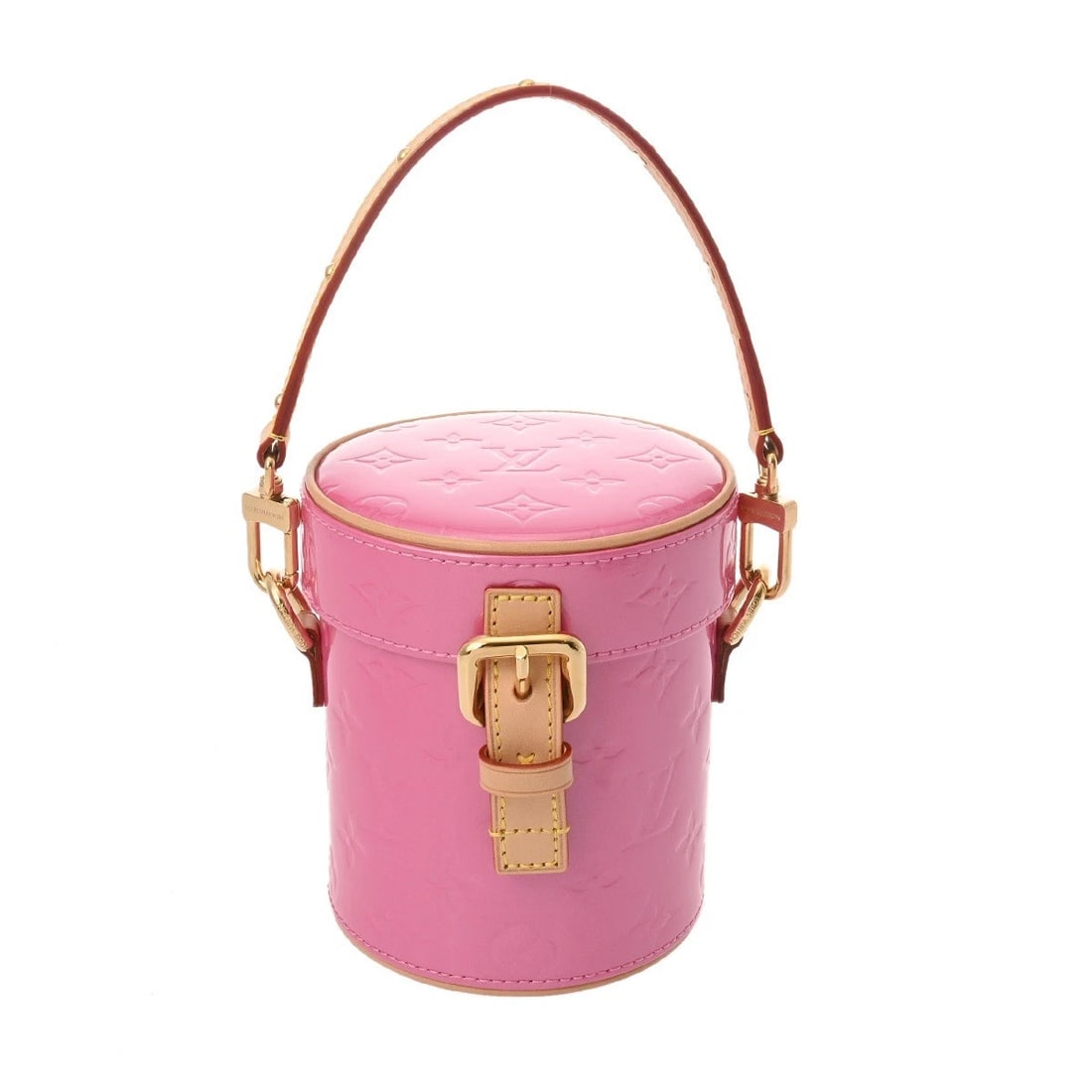 LOUIS VUITTON MONOGRAM VERNIS NEON PINK HANDBAG: LOUIS VUITTON Monogram Vernis Neon pink Handbag Brand: LOUIS VUITTON Type/Style: Handbag Material: Monogram Vernis Color: Neon pink Size: H:about 5.5inch (Center) W:about 4.7inch (Bottom) D:about 4.7i