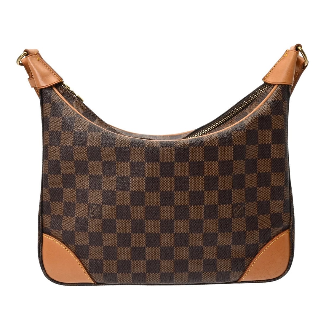 LOUIS VUITTON BOULOGNE 30 DAMIER CANVAS SHOULDER BAG: LOUIS VUITTON Boulogne 30 Damier canvas Shoulder Bag Brand: LOUIS VUITTON Type/Style: Shoulder Bag Material: Damier canvas Color: Brown Size: H:about 7.1inch (Center) W:about 11.8inch D:about 3.5inch 