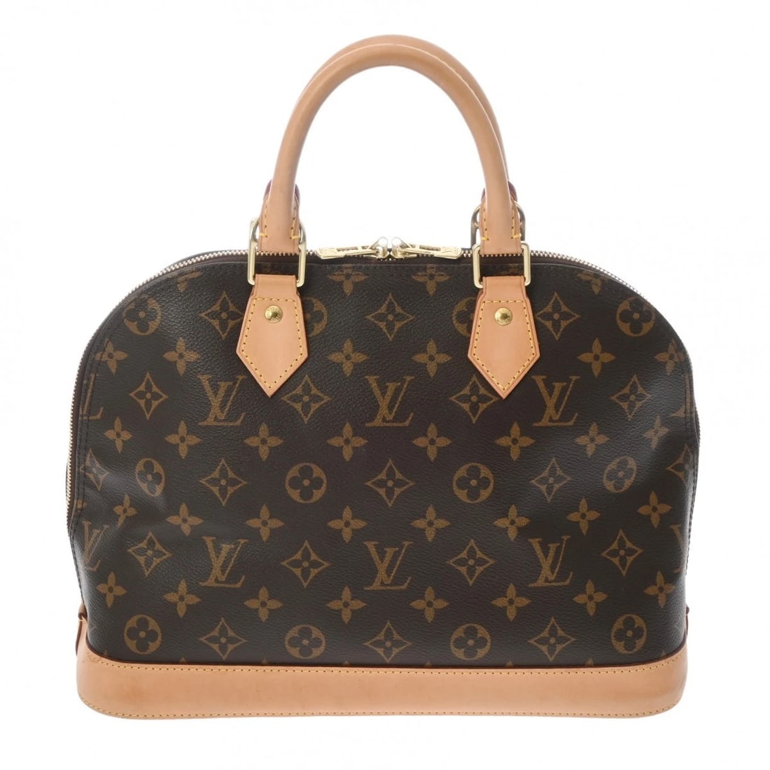 LOUIS VUITTON ALMA PM MODEL MONOGRAM CANVAS: LOUIS VUITTON Alma PM model Monogram canvas Brand: LOUIS VUITTON Type/Style: Handbag Material: Monogram canvas Color: Brown Size: H:about 9.3inch W:about 12.2inch D:about 5.9inch Accessories: None