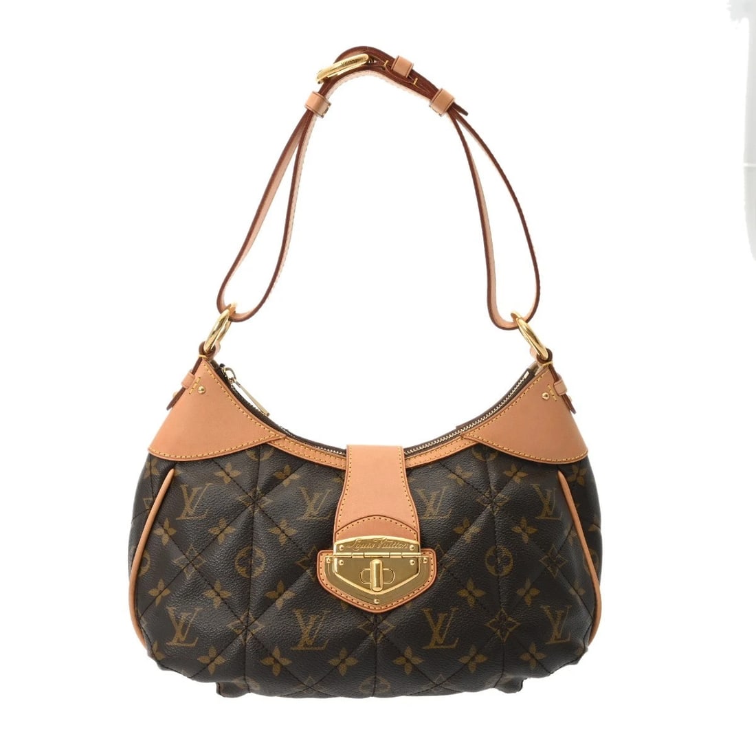 LOUIS VUITTON PM MONOGRAM ETOILE CANVAS BROWN: LOUIS VUITTON PM Monogram Etoile canvas Brown Brand: LOUIS VUITTON Type/Style: Shoulder Bag Material: Monogram canvas Color: Brown Size: H:about 7.5inch W:about 12.6inch (maximum) D:about 5.9inch