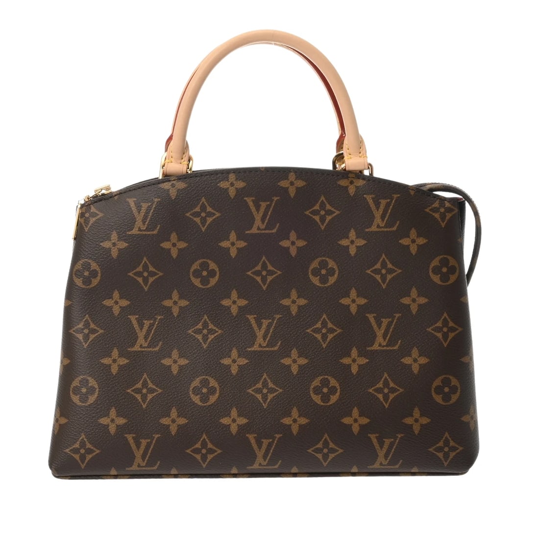 LOUIS VUITTON PETIT PALAIS PM MONOGRAM CANVAS BROWN: LOUIS VUITTON Petit Palais PM Monogram canvas Brown Brand: LOUIS VUITTON Type/Style: Handbag Material: Monogram canvas Color: Brown ? Gold Metal Size: H:about 8.3inch (Center) W:about 11.2inch (Bottom