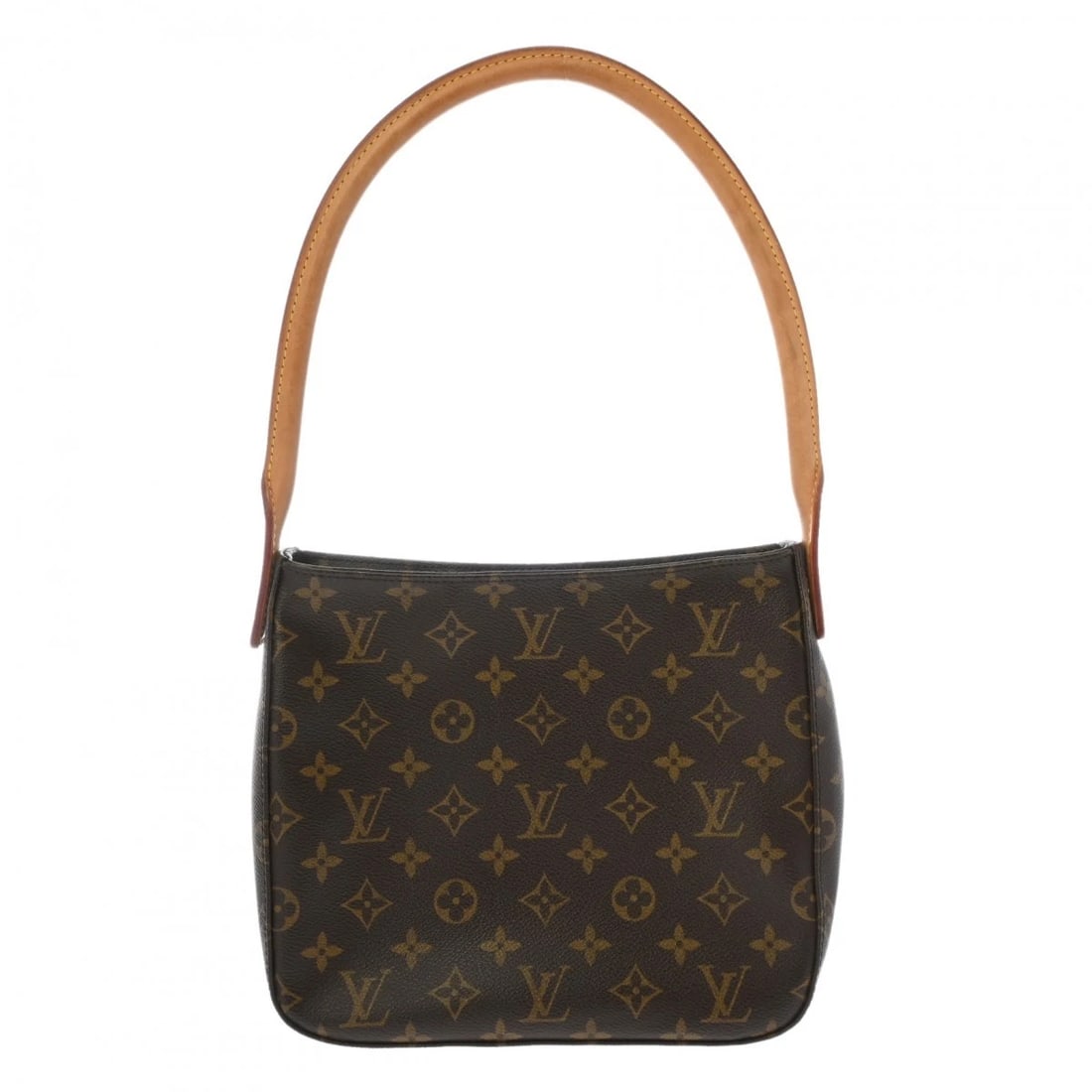 LOUIS VUITTON LOOPING MM MONOGRAM CANVAS BROWN: LOUIS VUITTON Looping MM Monogram canvas Brown Brand: LOUIS VUITTON Type/Style: Shoulder Bag Material: Monogram canvas Color: Brown ? Gold Metal Size: H:about 8.3inch W:about 9.4inch D:about 4.1inch (