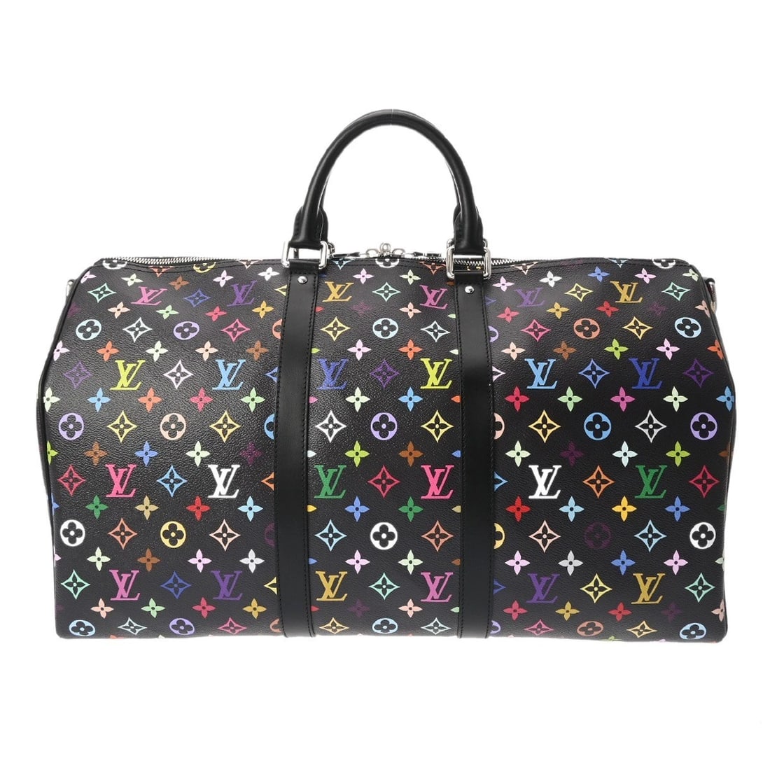 LOUIS VUITTON KIEPOL BANDOLIER 50 MONOGRAM MULTICOLOR: LOUIS VUITTON Kiepol Bandolier 50 Monogram multicolor Brand: LOUIS VUITTON Type/Style: Boston bag Material: Monogram canvas Color: Noir Size: H:about 10.4inch W:about 19.7inch D:about 8.3inch Acce