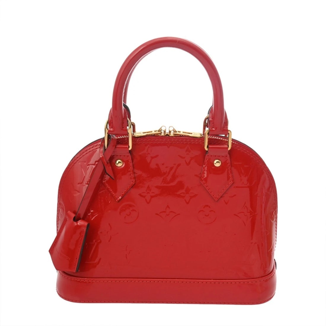 LOUIS VUITTON ALMA BB MONOGRAM VERNIS HANDBAG: LOUIS VUITTON Alma BB Monogram Vernis Handbag Brand: LOUIS VUITTON Type/Style: Handbag Material: Vernis Color: Slys Size: H:about 6.7inch W:about 9.1inch D:about 4.5inch Accessories: None