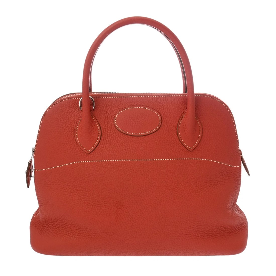 HERMES BOLIDE 31 2WAY TAURILLON CLECE SANGUINE HANDBAG: HERMES Bolide 31 2WAY Taurillon Clece Sanguine Handbag Brand: HERMES Type/Style: Handbag Material: Taurillon Clece Color: Sanguine ? SilverMetal Size: H:about 9.3inch (Center) W:about 12.2inch (Bottom