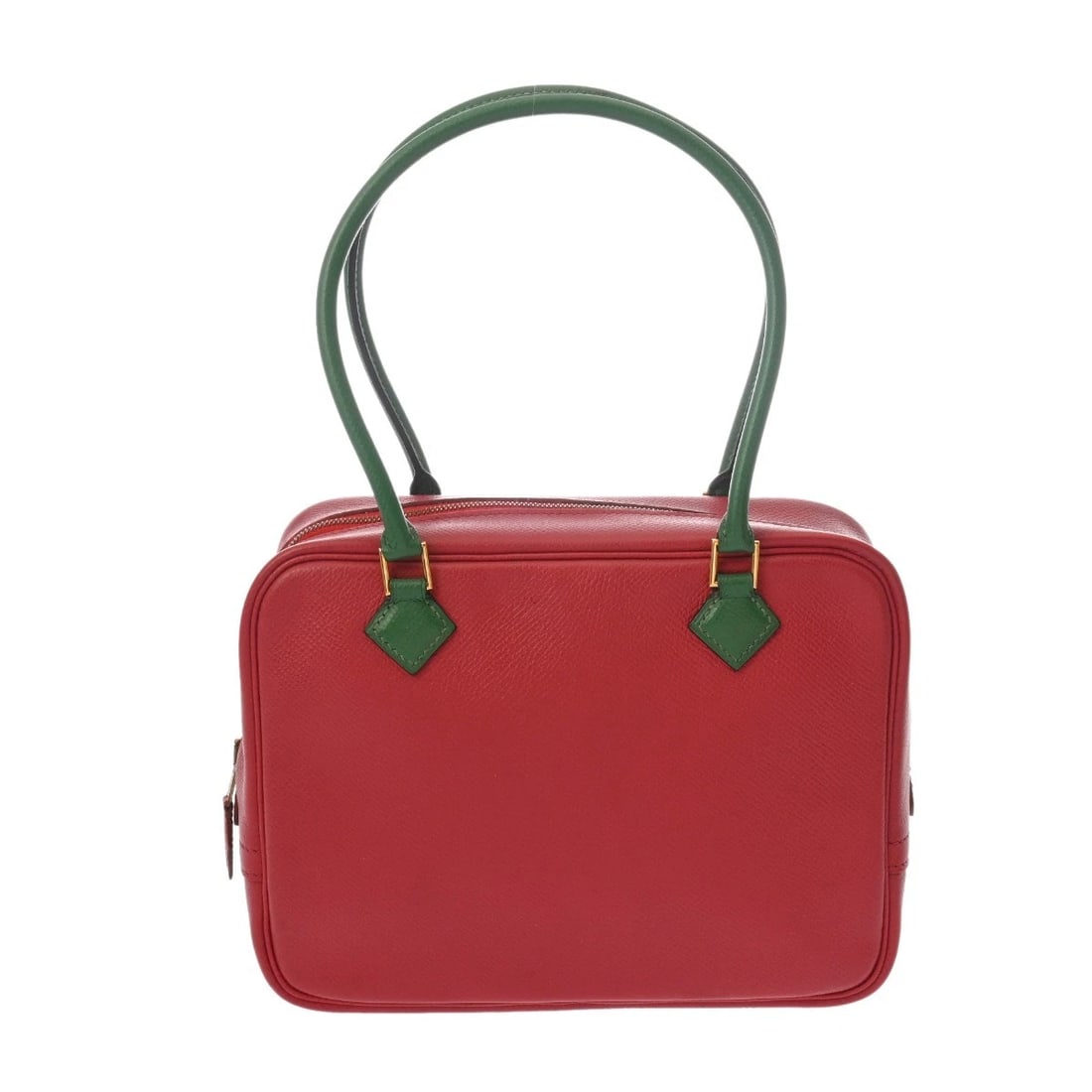 HERMES PURUM 20 COURCHEVEL ROUGEVIF/VEIL HANDBAG: HERMES Purum 20 Courchevel RougeVif/Veil Handbag Brand: HERMES Type/Style: Handbag Material: Courchevel Color: RougeVif/Veil ? Gold Metal Size: H:about 5.9inch W:about 7.9inch D:about 3.0inch Acce