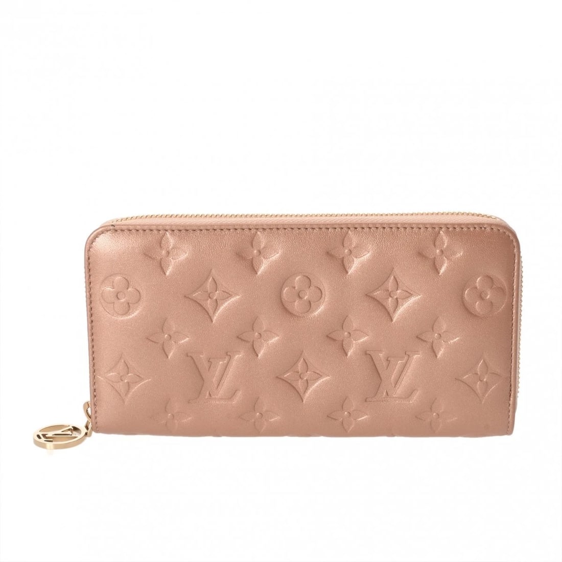 LOUIS VUITTON ZIPPY WALLET MONOGRAM EMPREINTE: LOUIS VUITTON Zippy wallet Monogram Empreinte Brand: LOUIS VUITTON Type/Style: Purse Material: Lamb leather Color: Rose gold Size: H:about 3.9inch W:about 7.7inch Accessories: None Accesso