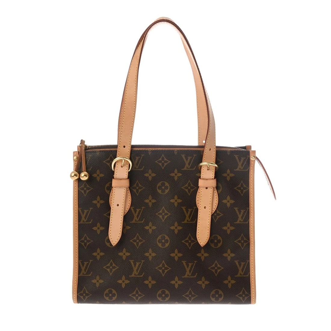 LOUIS VUITTON MONOGRAM CANVAS BROWN HANDBAG: LOUIS VUITTON Monogram canvas Brown Handbag Brand: LOUIS VUITTON Type/Style: Handbag Material: Monogram canvas Color: Brown Size: H:about 9.1inch W:about 10.6inch D:about 4.7inch Accessories: None