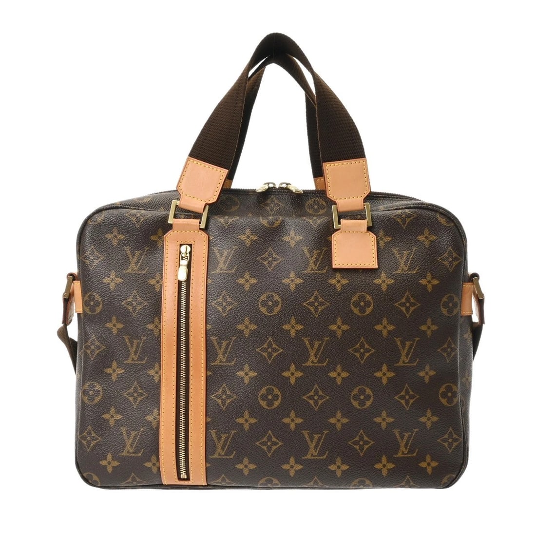LOUIS VUITTON SAC BOSPHORE MONOGRAM CANVAS BROWN: LOUIS VUITTON Sac Bosphore Monogram canvas Brown Brand: LOUIS VUITTON Type/Style: Business bag Material: Monogram canvas Color: Brown Size: H:about 9.8inch W:about 13.4inch D:about 3.1inch Accesso