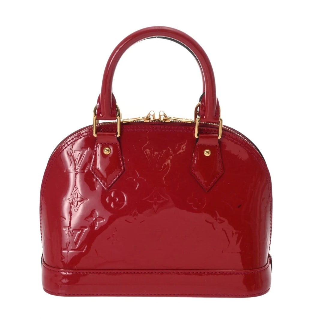 LOUIS VUITTON ALMA BB MONOGRAM VERNIS HANDBAG: LOUIS VUITTON Alma BB Monogram Vernis Handbag Brand: LOUIS VUITTON Type/Style: Handbag Material: Vernis Color: Slys Size: H:about 6.7inch W:about 9.1inch D:about 4.5inch Accessories: None