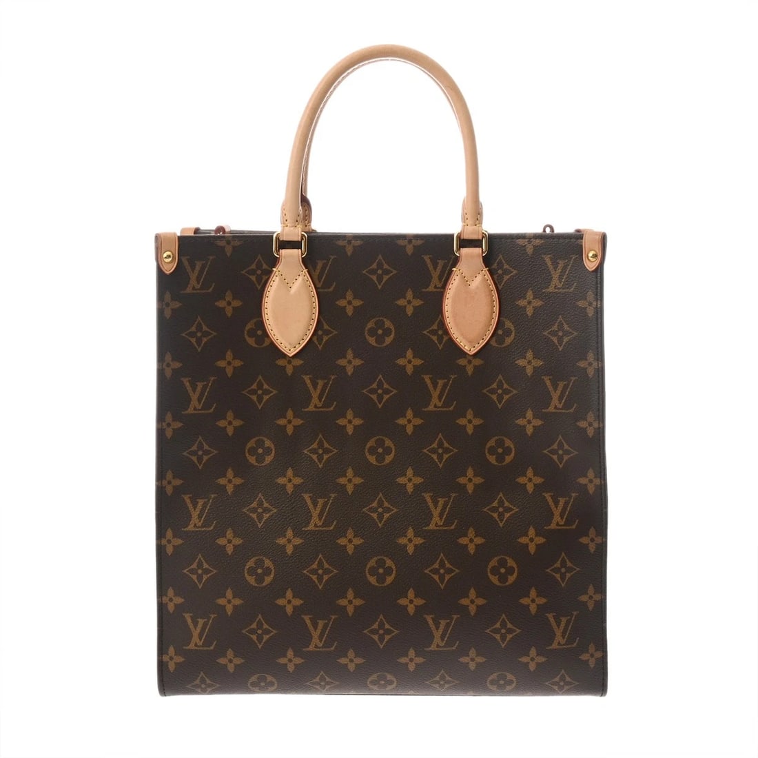 LOUIS VUITTON SAC PLAT PM TOTE BAG MONOGRAM CANVAS: LOUIS VUITTON Sac Plat PM Tote Bag Monogram canvas Brand: LOUIS VUITTON Type/Style: Handbag Material: Monogram canvas Color: Brown / Red Size: H:about 12.6inch W:about 11.8inch D:about 3.9inch Acc