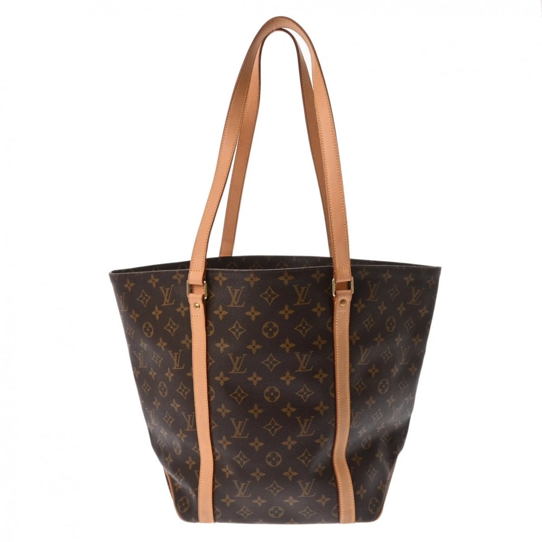 LOUIS VUITTON SAC SHOPPING MONOGRAM CANVAS BROWN TOTE BAG: LOUIS VUITTON Sac shopping Monogram canvas Brown Tote Bag Brand: LOUIS VUITTON Type/Style: Tote Bag Material: Monogram canvas Color: Brown Size: H:about 13.4inch W:about 15.7inch (Bottom) D:about 5.9i