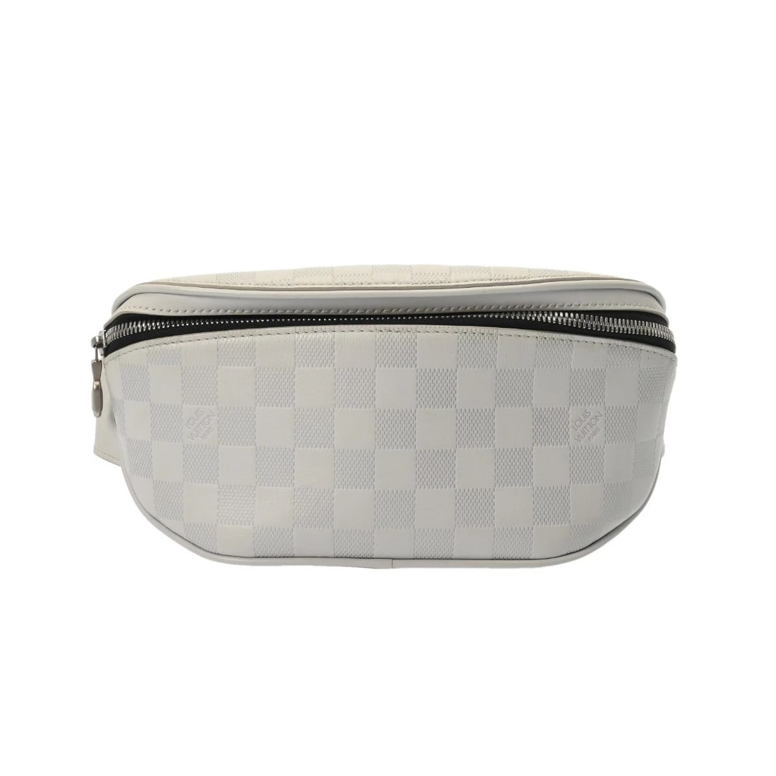 LOUIS VUITTON CANVAS BUM BAG DAMIER ANFINI LEATHER BRON BODY BAG: LOUIS VUITTON canvas bum bag Damier Anfini leather Bron body bag Brand: LOUIS VUITTON Type/Style: body bag Material: leather Color: Bron ? Matt Silver Metal Size: H:about 5.5inch W:about 9.6inch (maxi