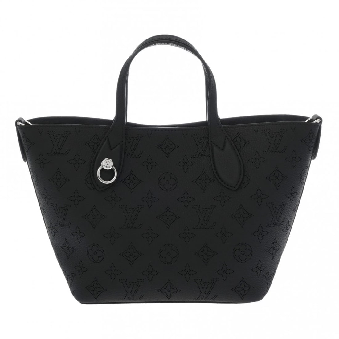 LOUIS VUITTON BLOSSOM PM MONOGRAM MAHINA LEATHER NOIR HANDBAG: LOUIS VUITTON Blossom PM Monogram Mahina leather Noir Handbag Brand: LOUIS VUITTON Type/Style: Handbag Material: leather Color: Noir ? SilverMetal Size: H:about 7.9inch W:about 8.3inch (Bottom) D:abou