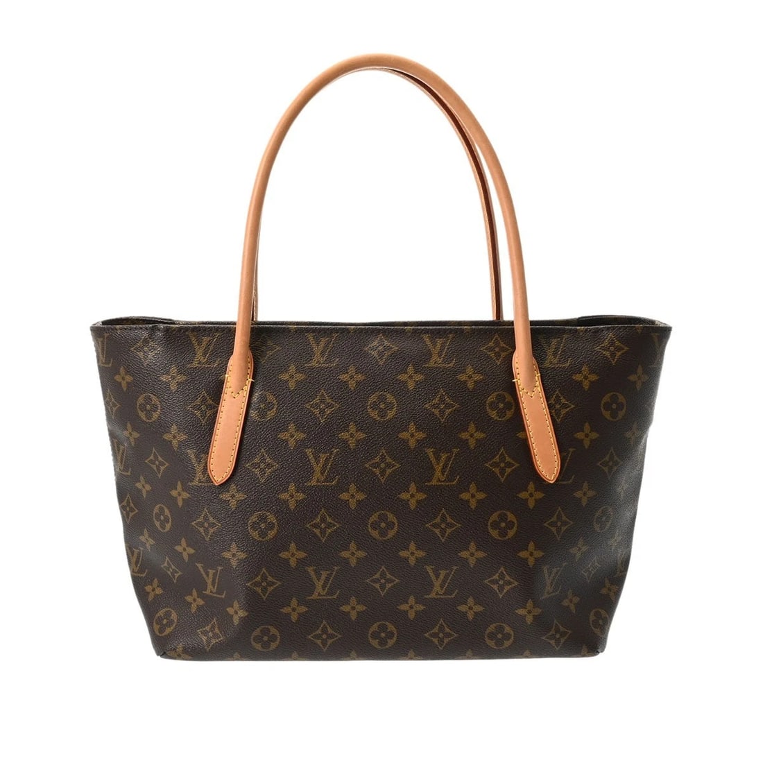 LOUIS VUITTON RASPAIL PM MONOGRAM CANVAS BROWN TOTE BAG: LOUIS VUITTON Raspail PM Monogram canvas Brown Tote Bag Brand: LOUIS VUITTON Type/Style: Tote Bag Material: Monogram canvas Color: Brown Size: H:about 9.1inch W:about 12.4inch D:about 5.1inch Acce