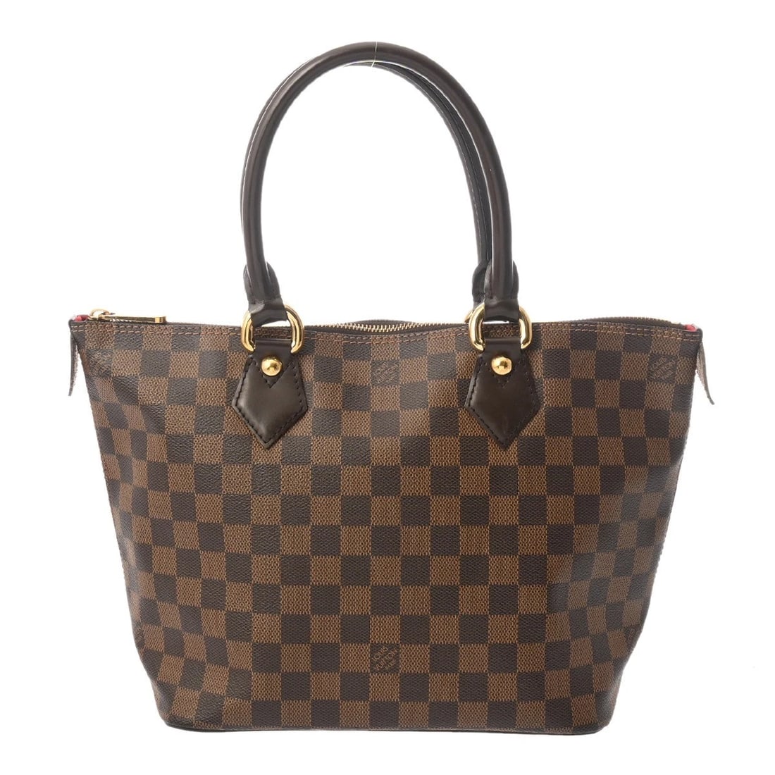 LOUIS VUITTON SALEYA PM DAMIER CANVAS EBENE TOTE BAG: LOUIS VUITTON Saleya PM Damier canvas Ebene Tote Bag Brand: LOUIS VUITTON Type/Style: Tote Bag Material: Damier canvas Color: Ebene Size: H:about 9.4inch W:about 10.0inch (Bottom) D:about 5.5inch