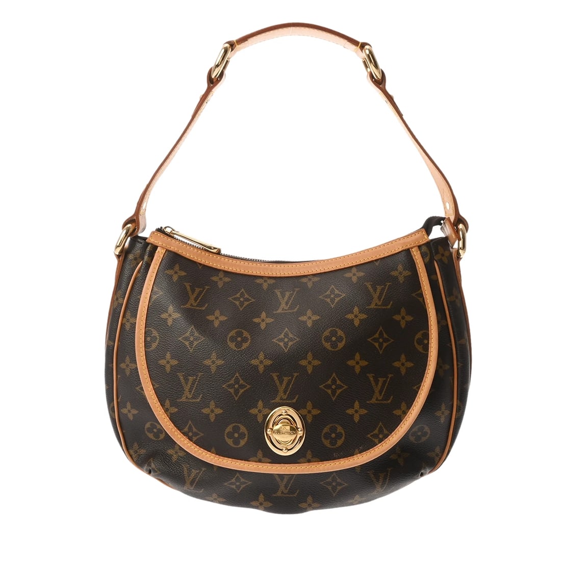 LOUIS VUITTON TULUM PM ONE BELT MONOGRAM CANVAS: LOUIS VUITTON Tulum PM One Belt Monogram canvas Brand: LOUIS VUITTON Type/Style: Shoulder Bag Material: Monogram canvas Color: Brown Size: H:about 8.7inch (Center) W:about 12.6inch (maximum) D:about 3