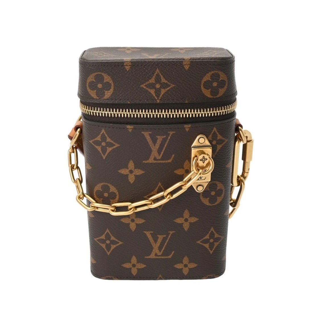 LOUIS VUITTON MONOGRAM CANVAS BROWN SHOULDER BAG: LOUIS VUITTON Monogram canvas Brown Shoulder Bag Brand: LOUIS VUITTON Type/Style: Shoulder Bag Material: Monogram canvas Color: Brown Size: H:about 6.7inch W:about 4.1inch D:about 198.8inch Access