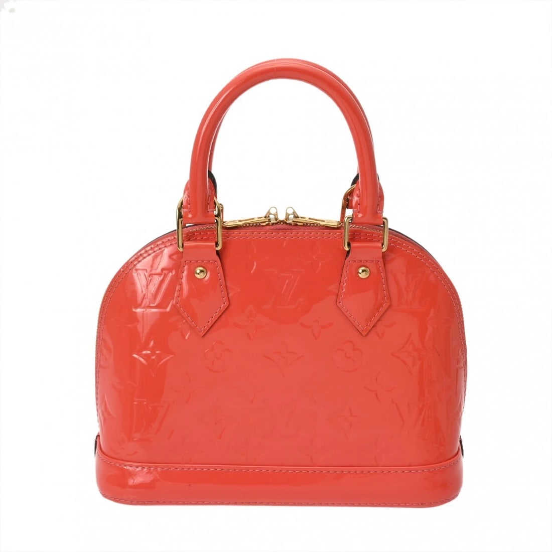 LOUIS VUITTON ALMA BB 2WAY MONOGRAM VERNIS ROSE HANDBAG: LOUIS VUITTON ALMA BB 2WAY Monogram Vernis Rose Handbag Brand: LOUIS VUITTON Type/Style: Handbag Material: Vernis Color: Rose rich Size: H:about 6.9inch W:about 9.3inch (Bottom) D:about 4.5inch