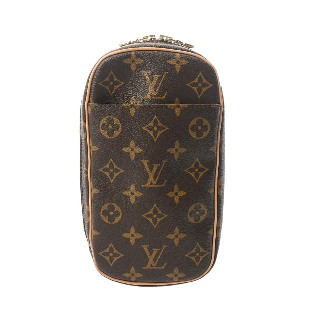 LOUIS VUITTON POCHETTE GANGE MONOGRAM CANVAS BROWN BODY BAG: LOUIS VUITTON Pochette Gange Monogram canvas Brown body bag Brand: LOUIS VUITTON Type/Style: body bag Material: Monogram canvas Color: Brown Size: H:about 8.9inch W:about 4.9inch D:about 2.0inch A