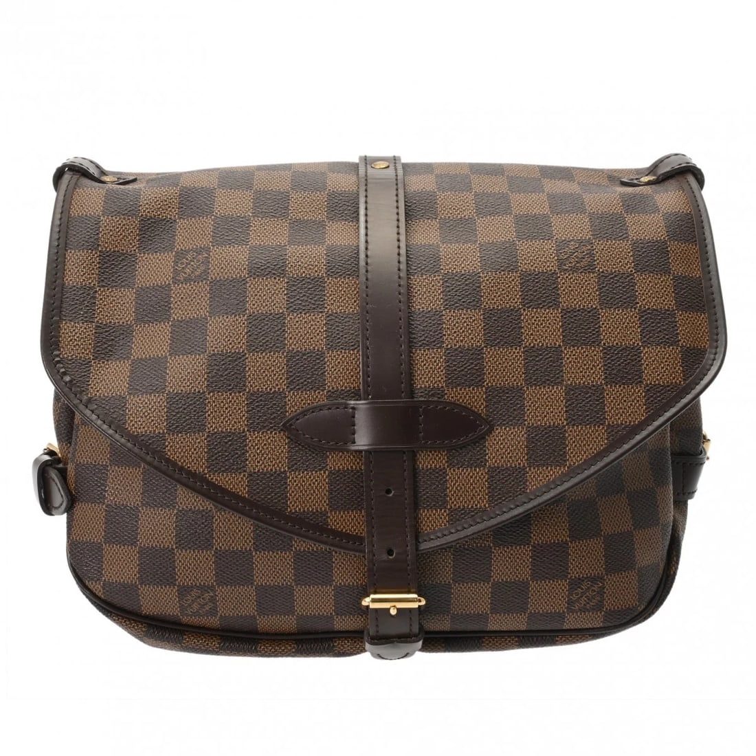 LOUIS VUITTON SAUMUR 30 SP DAMIER CANVAS BROWN: LOUIS VUITTON Saumur 30 SP Damier canvas Brown Brand: LOUIS VUITTON Type/Style: Shoulder Bag Material: Damier canvas Color: Brown Size: H:about 8.5inch W:about 11.4inch Accessories: None A