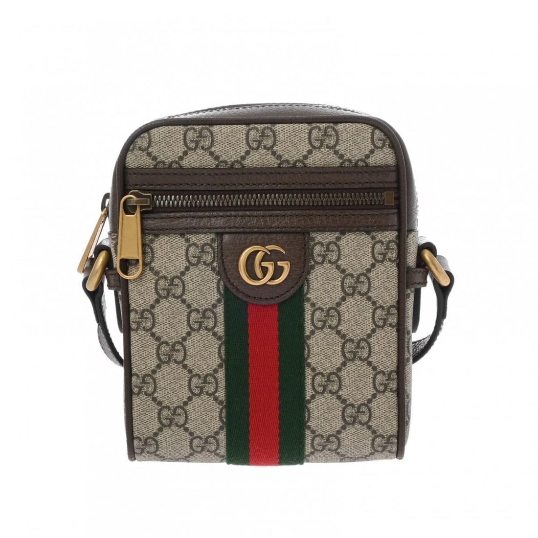 GUCCI MINI MESSENGER BAG OPHIDIA GG SUPREME CANVAS/LEATHER BEIGE: GUCCI Mini Messenger Bag Ophidia GG Supreme Canvas/leather Beige Brand: GUCCI Type/Style: Shoulder Bag Material: GG Supreme Canvas/leather Color: Beige/Ebony/Brown ? Antique Gold Metal Size: H:about 6