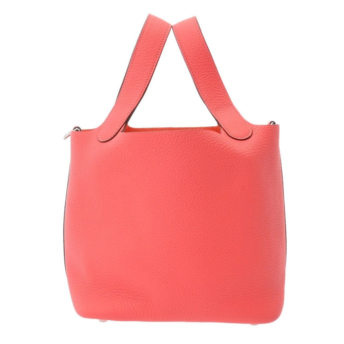 HERMES PICOTIN LOCK PM TAURILLON CLECE ORANGE FIELD HANDBAG: HERMES Picotin Lock PM Taurillon Clece Orange Field Handbag Brand: HERMES Type/Style: Handbag Material: Taurillon Clece Color: Orange Field ? SilverMetal Size: H:about 7.3inch W:about 7.1inch D:about 
