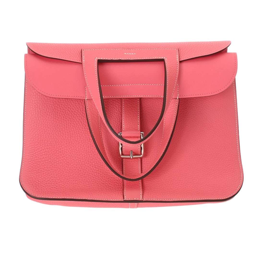 HERMES ARZAN 31 2WAY TAURILLON CLECE ROSEAZALEE HANDBAG: HERMES Arzan 31 2WAY Taurillon Clece RoseAzalee Handbag Brand: HERMES Type/Style: Handbag Material: Taurillon Clece Color: RoseAzalee ? SilverMetal Size: H:about 11.0inch W:about 12.2inch D:about 3.5i