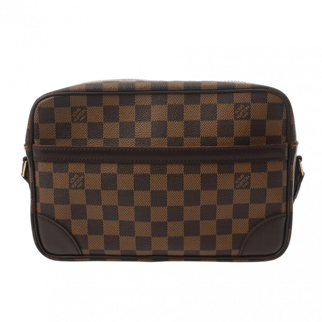 LOUIS VUITTON 27 DAMIER CANVAS BROWN: LOUIS VUITTON 27 Damier canvas Brown Brand: LOUIS VUITTON Type/Style: Shoulder Bag Material: Damier canvas Color: Brown ? Gold Metal Size: H:about 6.7inch W:about 10.2inch D:about 2.6inch Accessor