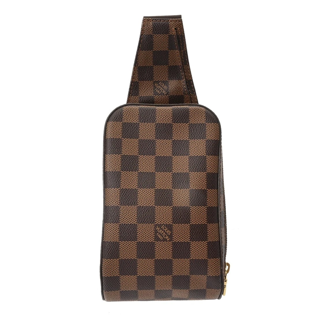LOUIS VUITTON DAMIER CANVAS BROWN BODY BAG: LOUIS VUITTON Damier canvas Brown body bag Brand: LOUIS VUITTON Type/Style: body bag Material: Damier canvas Color: Brown Size: H:about 7.9inch W:about 4.5inch D:about 2.0inch Accessories: None