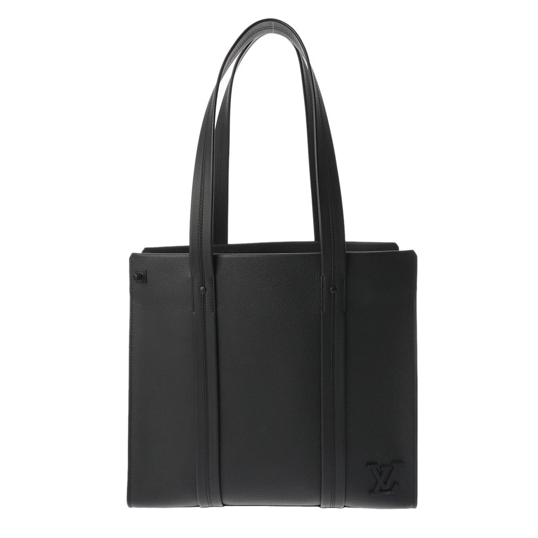 LOUIS VUITTON TAKE OFF TOTE AEROGRAM NOIR TOTE BAG: LOUIS VUITTON take off tote Aerogram Noir Tote Bag Brand: LOUIS VUITTON Type/Style: Tote Bag Material: Aerogram leather Color: Noir Size: H:about 13.4inch W:about 14.4inch D:about 5.1inch Accessor