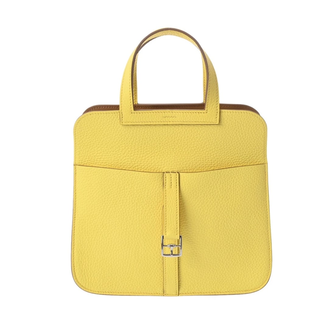 HERMES ARZAN 25 VERSO 2WAY TAURILLON CLECE LIMONCELLO/CHAI HANDBAG: HERMES Arzan 25 Verso 2WAY Taurillon Clece limoncello/chai Handbag Brand: HERMES Type/Style: Handbag Material: Taurillon Clece Color: limoncello/chai ? SilverMetal Size: H:about 6.7inch W:about 9.8inc