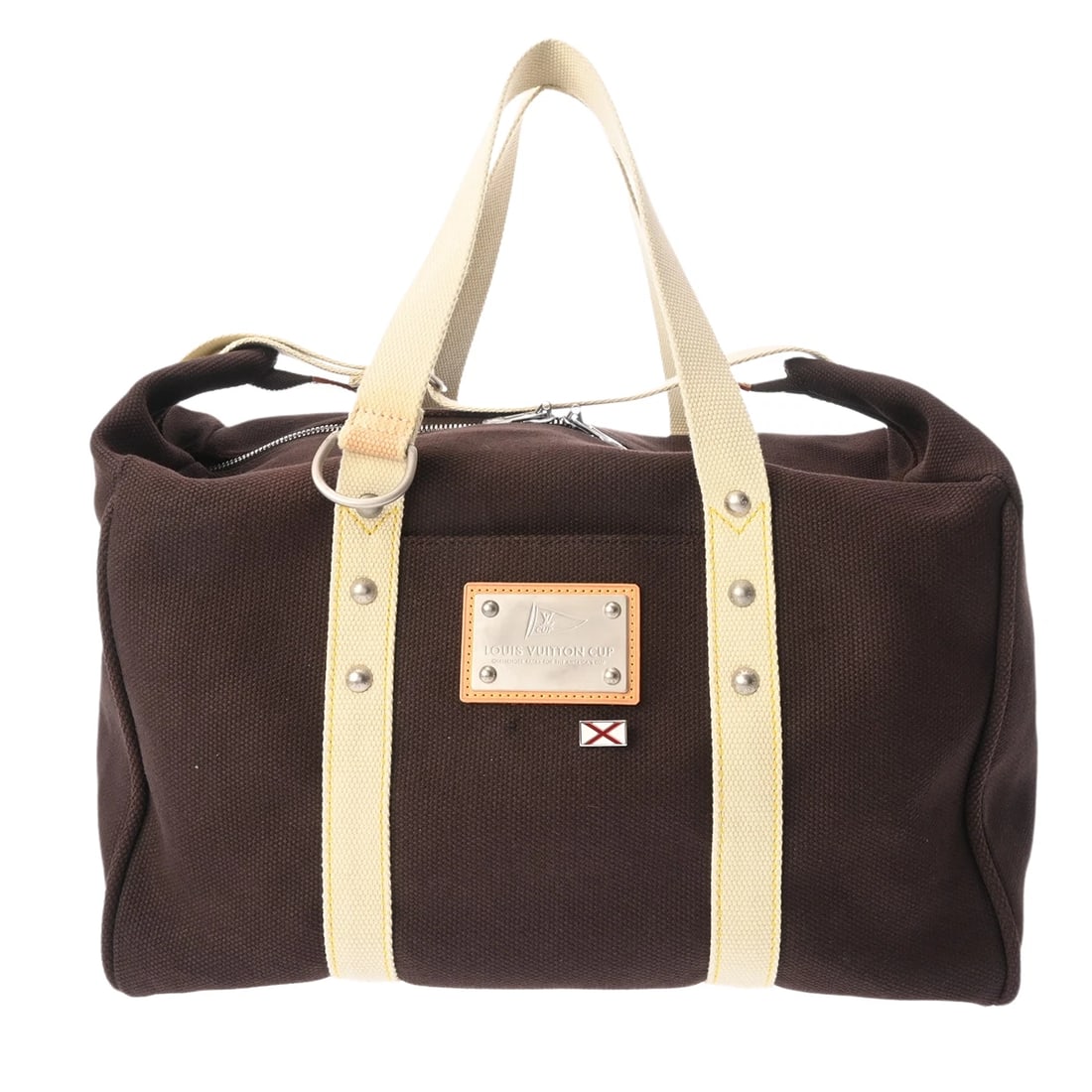 LOUIS VUITTON SUCK WEEKEND ANTIGUA MOCHA BOSTON BAG: LOUIS VUITTON suck weekend Antigua mocha Boston bag Brand: LOUIS VUITTON Type/Style: Boston bag Material: Antigua canvas Color: mocha ? Matt Silver Metal Size: H:about 9.6inch W:about 16.1inch (Bottom