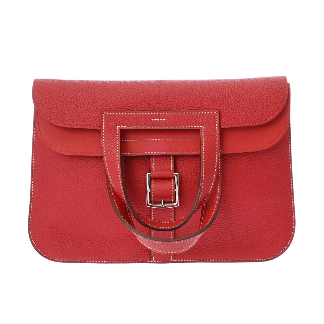 HERMES ARZAN 31 TAURILLON CLECE ROUGE KAZAK HANDBAG: HERMES Arzan 31 Taurillon Clece Rouge Kazak Handbag Brand: HERMES Type/Style: Handbag Material: Taurillon Clece Color: Rouge Kazak ? SilverMetal Size: H:about 11.0inch W:about 12.0inch D:about 3.5inch