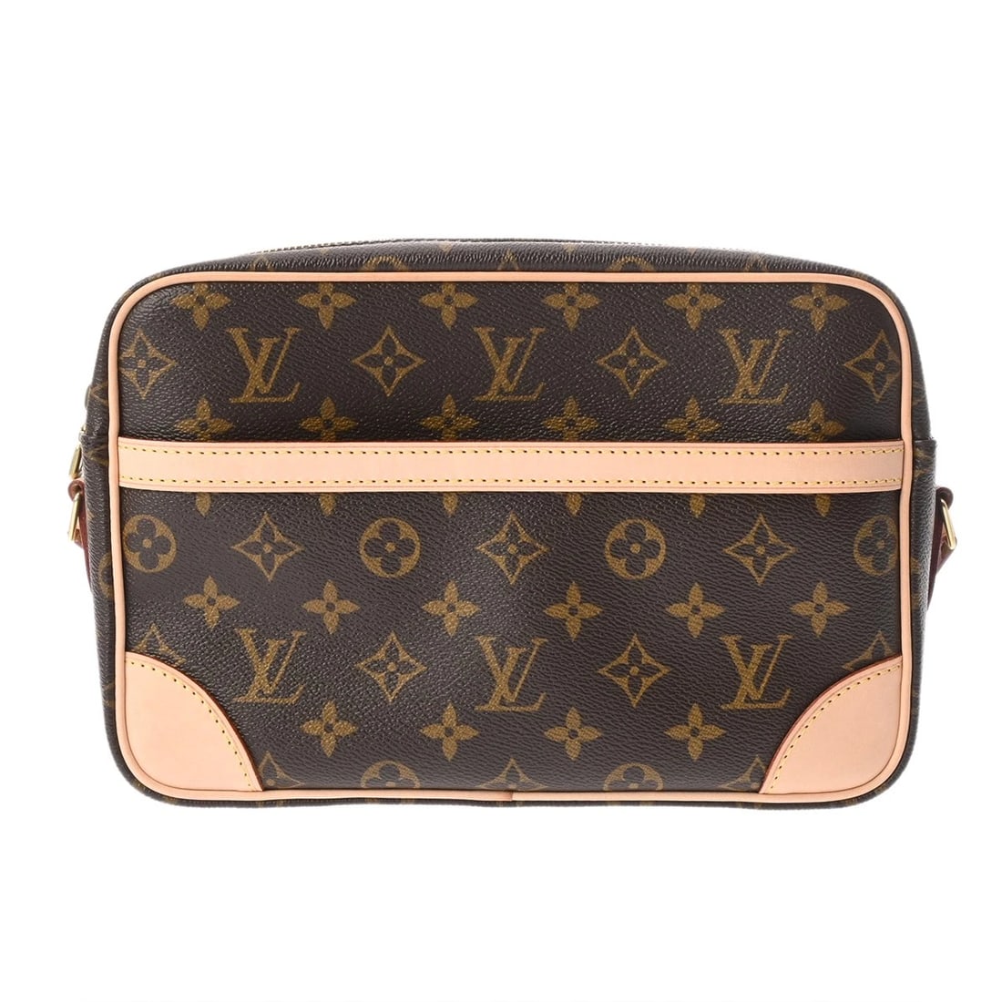 LOUIS VUITTON TROCADERO 27 MONOGRAM CANVAS BROWN: LOUIS VUITTON Trocadero 27 Monogram canvas Brown Brand: LOUIS VUITTON Type/Style: Shoulder Bag Material: Monogram canvas Color: Brown Size: H:about 6.7inch W:about 10.2inch D:about 2.6inch Accesso