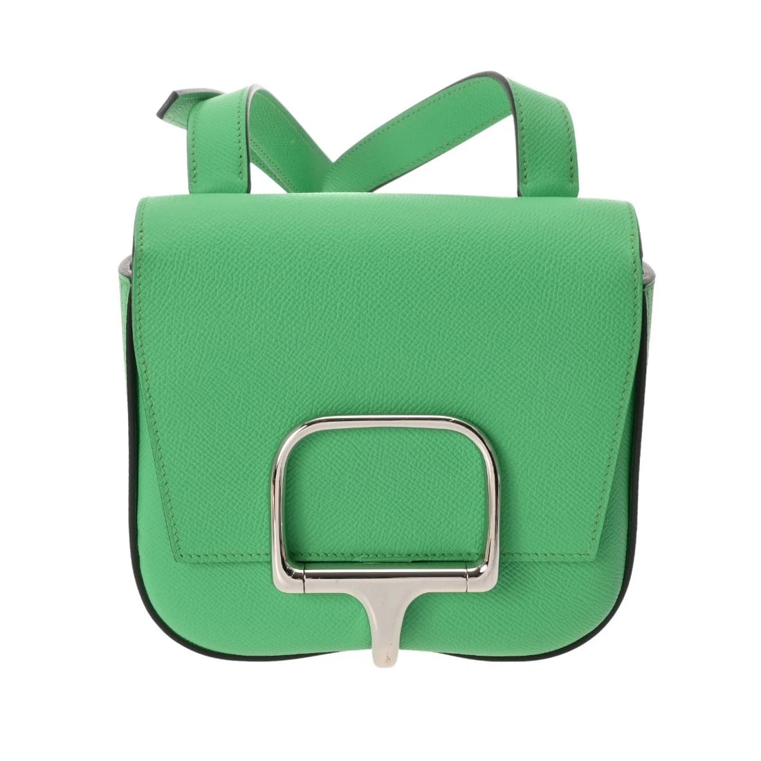 HERMES DELLA CAVALLERIA VEAU EPSOM VEIL COMICS SHOULDER BAG: HERMES Della Cavalleria Veau Epsom veil comics Shoulder Bag Brand: HERMES Type/Style: Shoulder Bag Material: Veau Epsom Color: veil comics ? SilverMetal Size: H:about 6.3inch W:about 6.7inch D:about 2