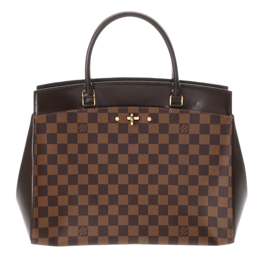 LOUIS VUITTON RIVOLI MM 2WAY DAMIER CANVAS BROWN HANDBAG: LOUIS VUITTON Rivoli MM 2WAY Damier canvas Brown Handbag Brand: LOUIS VUITTON Type/Style: Handbag Material: Damier canvas Color: Brown Size: H:about 10.2inch (Center) W:about 13.0inch (Bottom) D:about