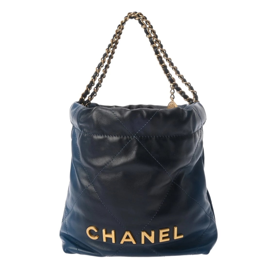 CHANEL MINI HANDBAG BLUE GRADATION HANDBAG: CHANEL Mini Handbag Blue gradation Handbag Brand: CHANEL Type/Style: Handbag Material: Shiny calfskin Color: Blue gradation ? Gold Metal Size: H:about 7.5inch W:about 7.9inch (maximum) D:about